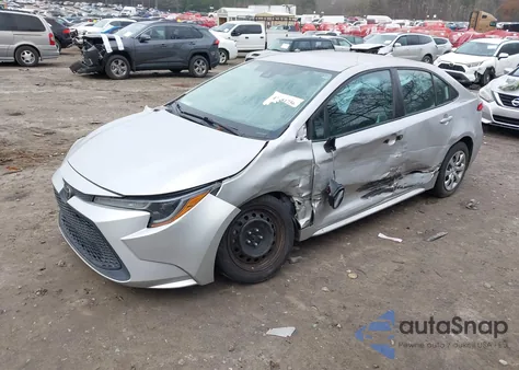 2021 Toyota Corolla Le z USA, uszkodzony, nr VIN 5YFEPMAE5MP190246